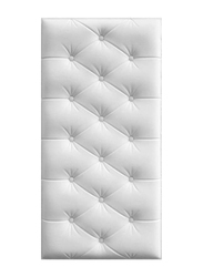 GKEKWMX Self Adhesive Wall Panel, 5 Pieces, White