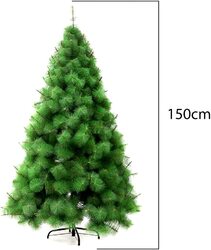 Christmas tree. Size:150CM 160T. Holiday Full Xmas Tree with Metal Stand for Home, Office, Party Season Indoor Decoration