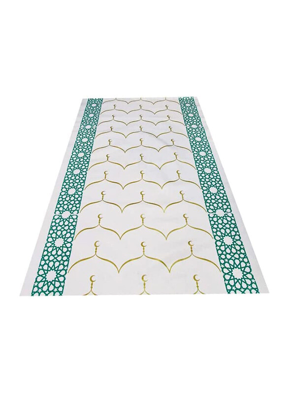 

Generic Disposable Prayer Mat, 25 Pieces, White/Green