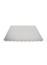 Rosymoment 10-Piece 6-inch Square Cake Board, Silver