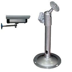 Universal CCTV Surveillance Camera Bracket, 185cm, Silver