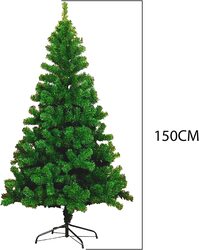 Christmas tree size 5FT / 150CM 350 Branch Tips, Material PVC Iron Stand