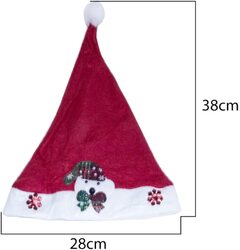 Christmas Hat 28X38 12 PCS PACKING Price mentioned Santa Claus Hat Children's Christmas Holiday Hat Velvet Comfortable Christmas Gift Christmas New Year Party Supply