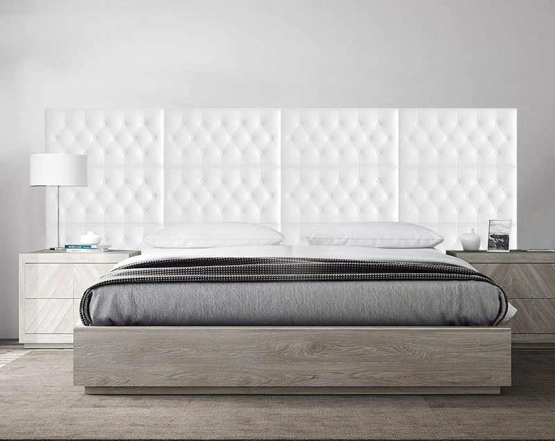Fabulous Decor Tufted Embossed 3D Wall Panels, White