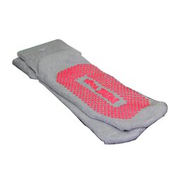 Durable, Breathable with Double Lasting Grip Original 5 Toe Grip Sports Socks, X-Large, Grey