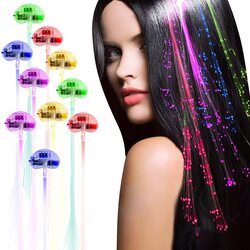 Acooe Flashing Optics Led Lights Hair Clips & Pins, Multicolour, 10-Pieces