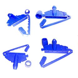 Clip Lock Replacement Mop Handle, 10, Blue