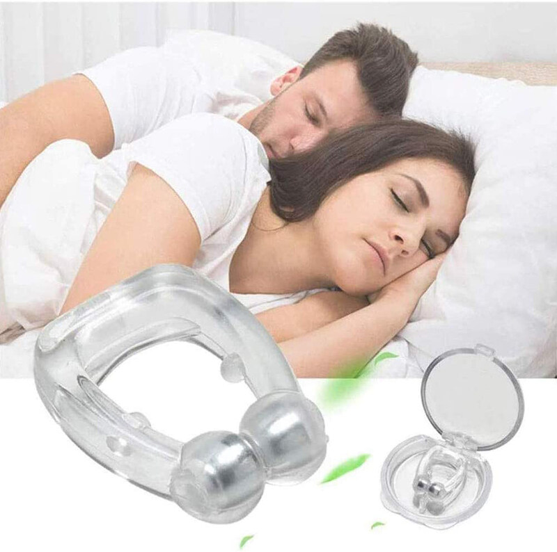 

Wying Anti Snoring Nose Clips, Anti Snoring Snore Stopper Nasal Dilators Reduction Device, Snore Stopper Snoring Solution Devices for Women & Men, Sil