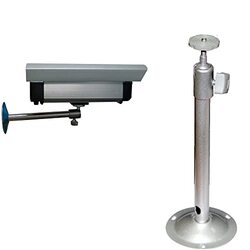Universal CCTV Surveillance Camera Bracket, 255cm, Silver