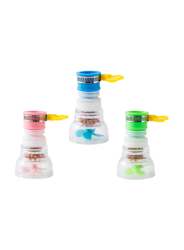 

Maogear Faucet Water Purifier, 3 Pieces, Pink/Blue/Green