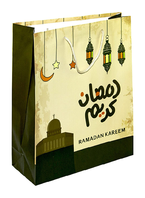 

Generic Ramadan Kareem Gift Bags, 32 x 26 x 10 cm, 12 Piece, Multicolour