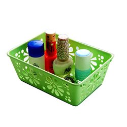 3-Piece Plastic Fruit Basket Set, Multicolour