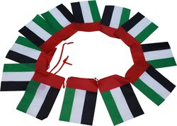 UAE banner Flags country flags bunting 20 X 30 (10 / 4M) 10 flags 4M Bunting Flags Banner Hanging Pennant Decorations for World Cup National Day