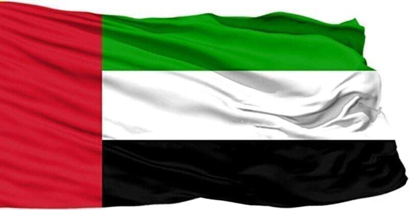 

GENERIC UAE Flag United Arab Emirates Flag National Day, 150CM x 500CM Satin Flag