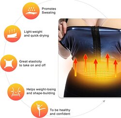 Barifall Women's Hot Sweat Vest Sweat Tank Top Slimming Sauna Vest Waist Trainer with Zipper Heat Enhancing Body Shaper, Large/X-Large, Black