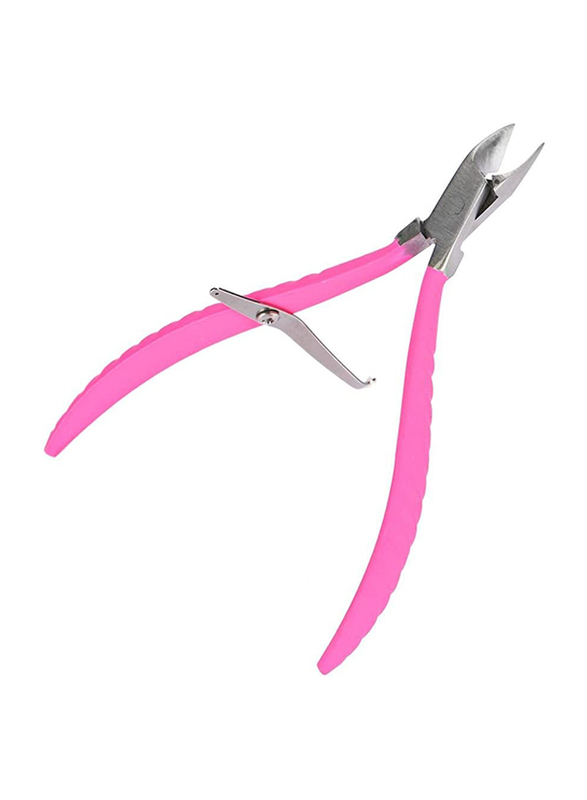 Sonew Stainless Steel Nail Cuticle Nipper, Pink/Silver