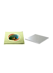 Rosymoment 100-Piece 8-inch Square Cake Board Set, Silver