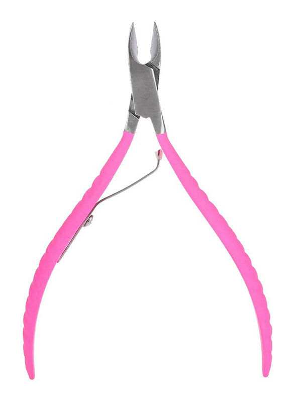 

Sonew Stainless Steel Nail Cuticle Nipper, Pink/Silver