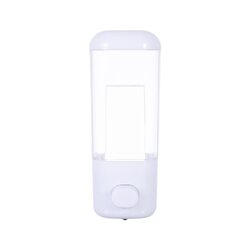 Lucbei Single Head Liquid Soap Dispensers, White/Clear