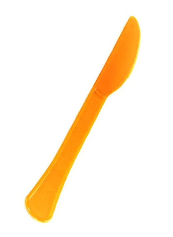 

Rosymoment Plastic Knife, 20 Pieces, Orange