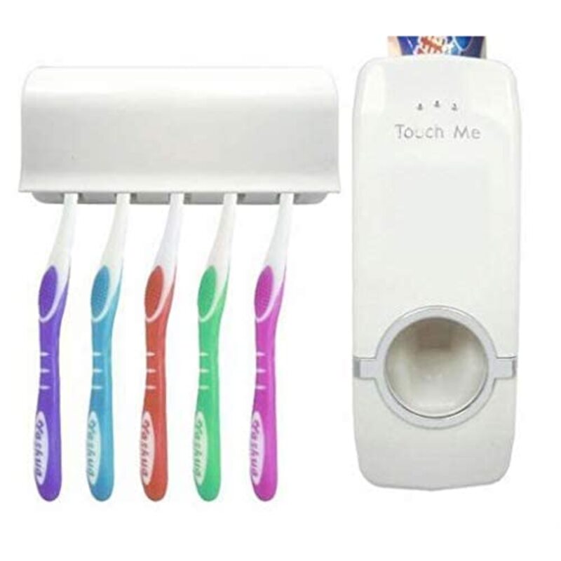 Creative Automatic Toothpaste Dispenser, White