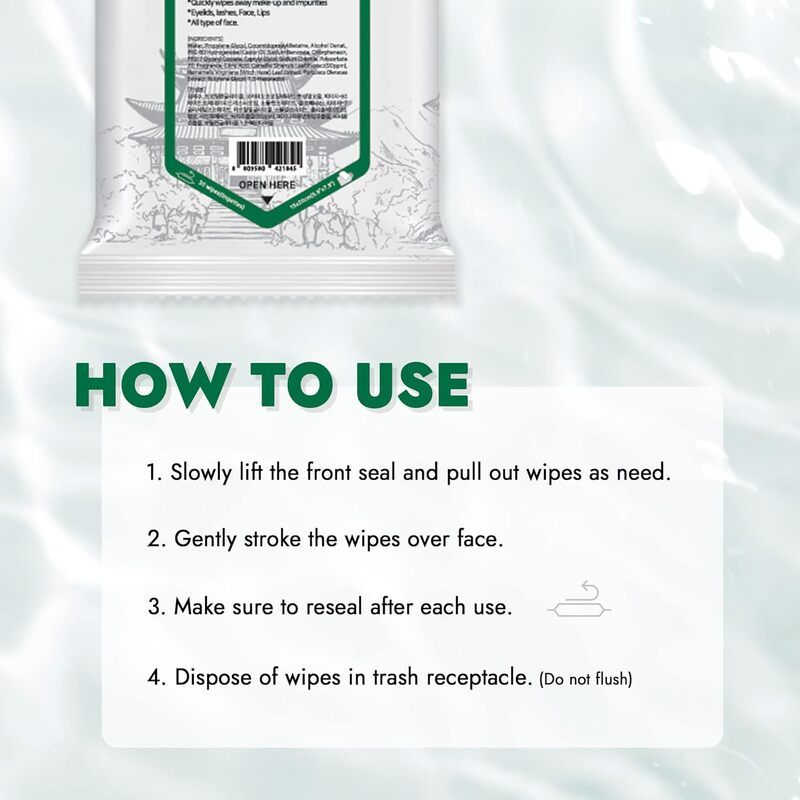 Raraskin Cleansing Wipes - Aloe