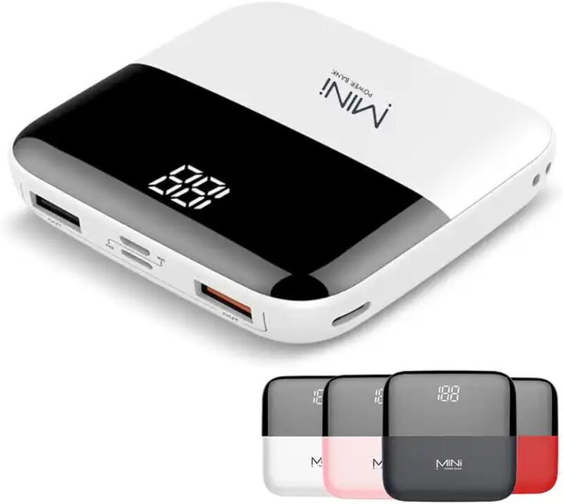Mini batterie externe 10000 mAh pour iPhone et Samsung