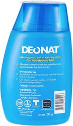 Deonat Mineral Deodorant Foot Powder - 50 g