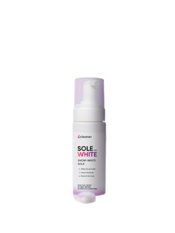 

Icleaner Sole-White 100ml - Ideal care for shoes and soles - Suitable for all types and colors of soles - Suitable for heavy, medium and light soiling