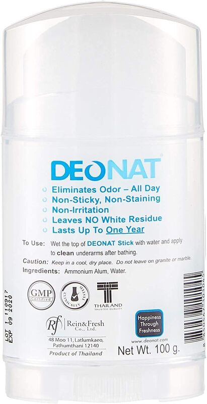 Deonat Aloe Mineral Deodorant Stick - 100 gm