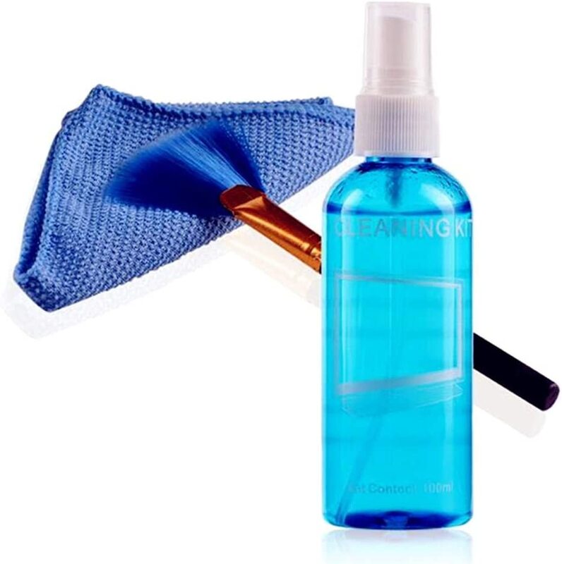 JLD 3-in-1 Gel Screen Cleaning Kit for LCD Laptop Displays Mobile & PSP, Blue