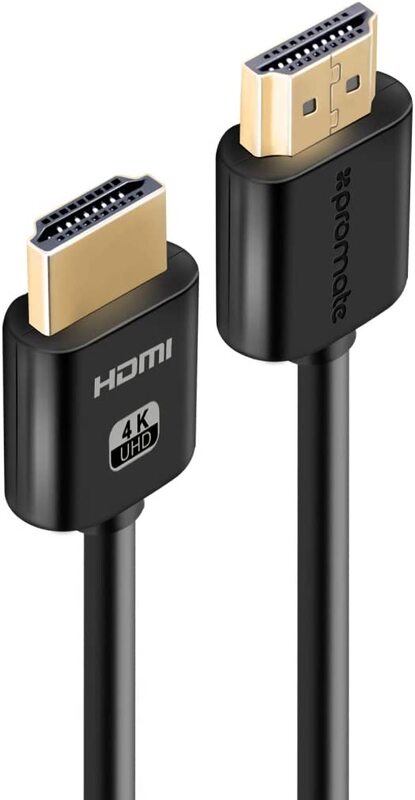 Promate 1.5-Meters Prolink4 K2 HDMI Cable, Black