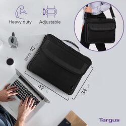 Targus 15.6-inch TAR300 Classic Clamshell Laptop Bag Black