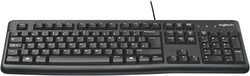 Logitech K120 Wired English Keyboard, US International Layout, Black
