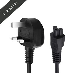 S-Tek 1.8-Meter Laptop Power Cable, Black