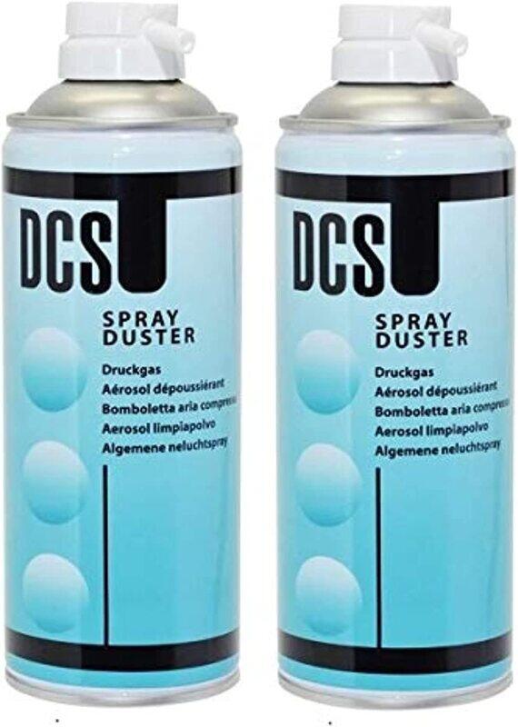 

Universal DCS Aerosol Airduster Spray Duster, 2 x 400ml, Multicolour