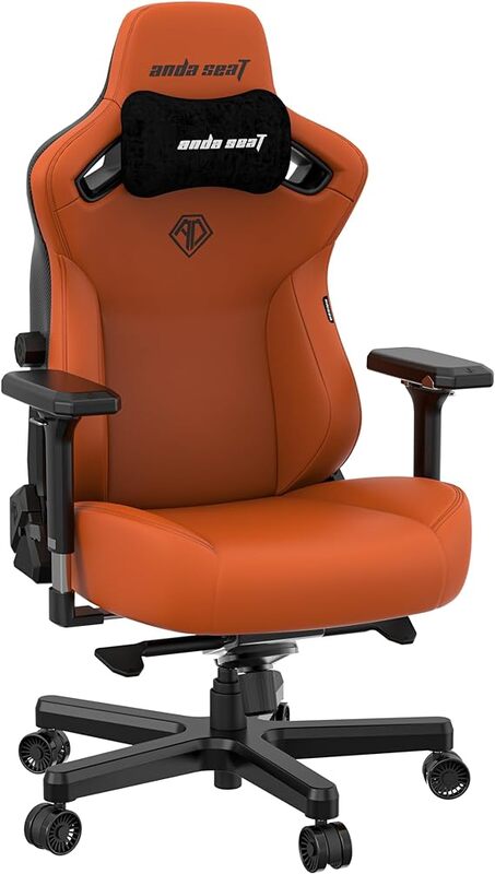 

Other Brand AndaSeat Kaiser 3 Series Premium Ergonomic Gaming/Office Chair, Premium PVC Leather, XL Size (Enlarged) , BLAZE ORANGE AD12YDC_XL_01_O_PVC