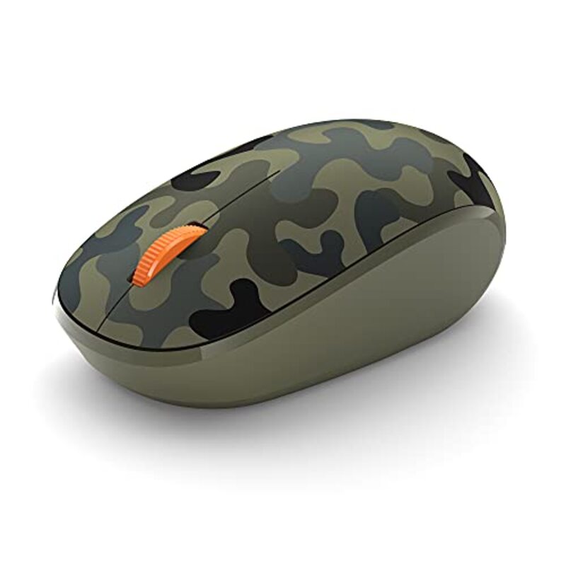 Microsoft Modern Camo Bluetooth Optical Mouse, 8KX-00028, Forest