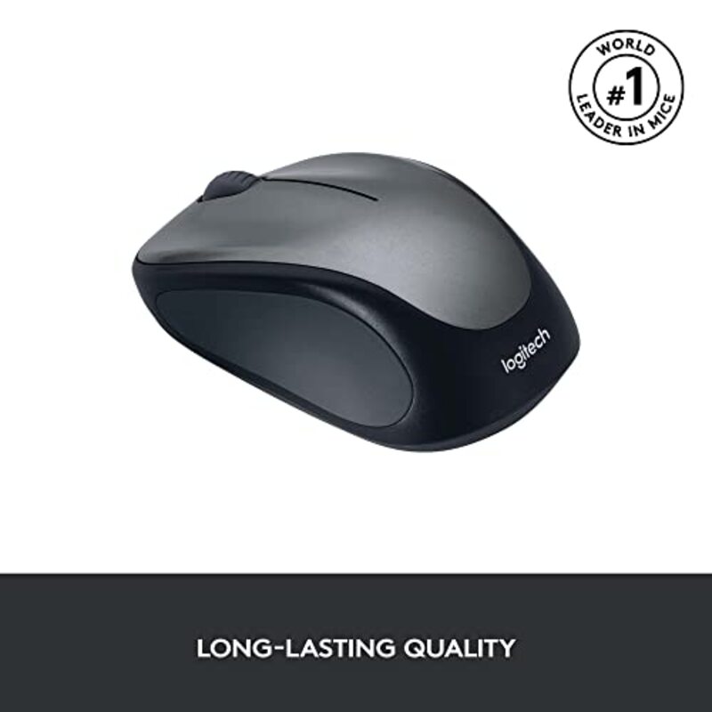 Logitech M235 Wireless Optical Mouse, 910-002201 / 910-003384, Black