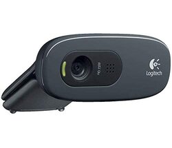 Logitech C270 1280 x 720 Resolution Webcam For Smart TVs, Black