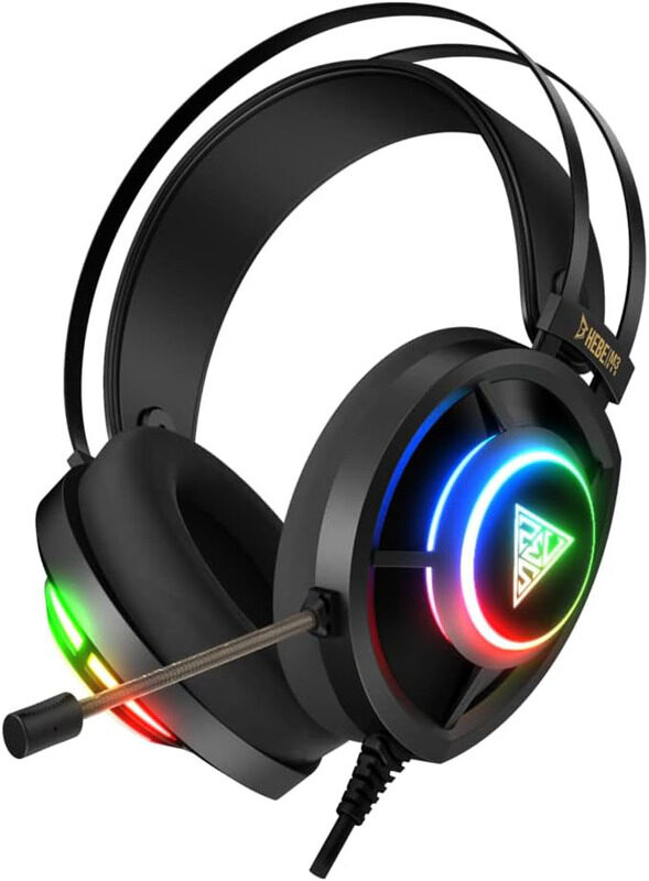 

Generic Gamdias Wired Over Ear HEBE M3 Gaming Headset, HEBE M3, Black