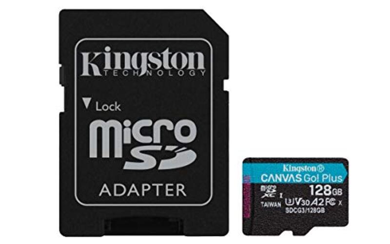 Kingston 128 GB microSD Memory Card with Adapter