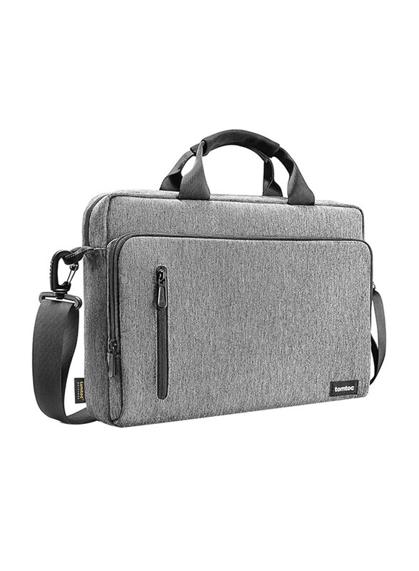 

Tomtoc 15.6-inch Multi-Functional Messenger Laptop Bag, A43D3D1, Grey