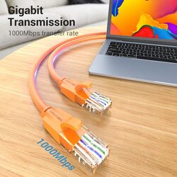 Vention 2-Meter IBE Series Cat6 UTP Patch Cable, RJ45 Male to RJ45, Orange