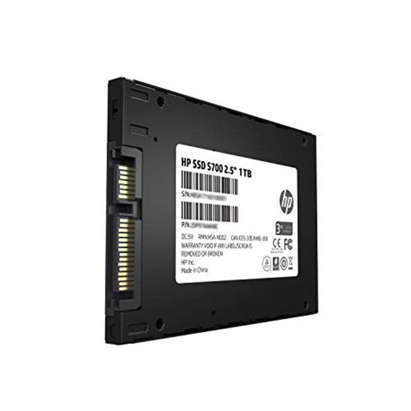 

HP 1TB SSD - 2.5 Inch SATA III S700 Retail SATA + SSD, Black