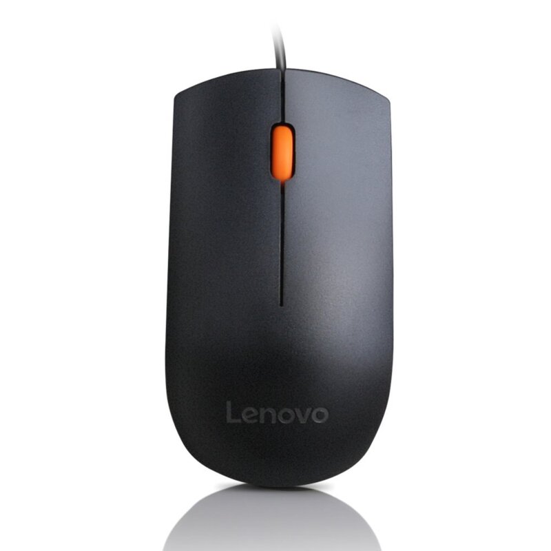 Lenovo 300 Wired Optical Mouse, Gx30M39704, Black