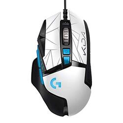 Logitech G502 HERO K/DA High Performance Wired Gaming Mouse, White