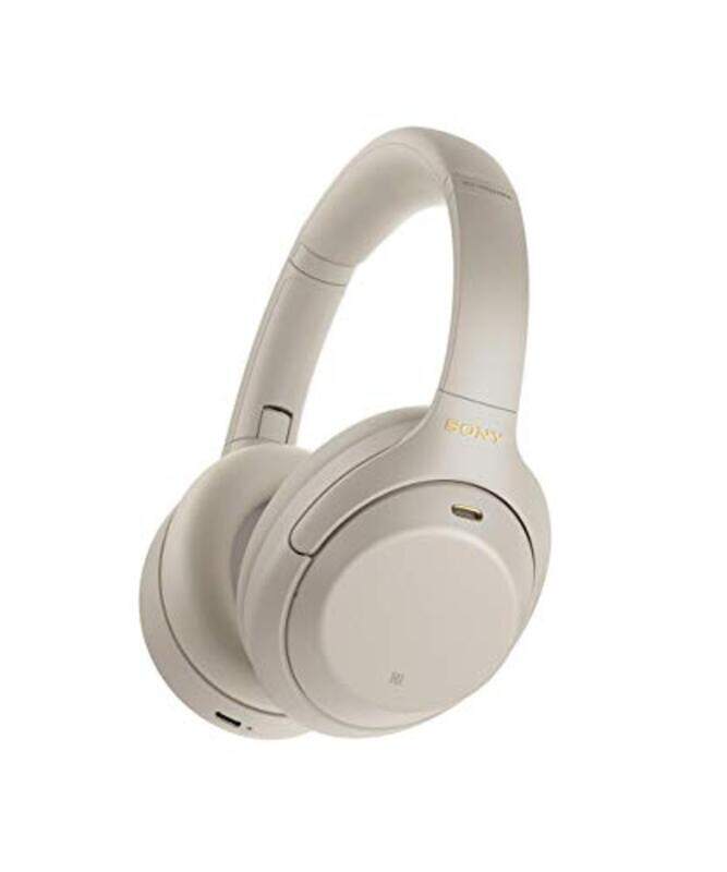 

Sony WH-1000XM4 Wireless Over-Ear Noise Cancelling Headphones, Silver