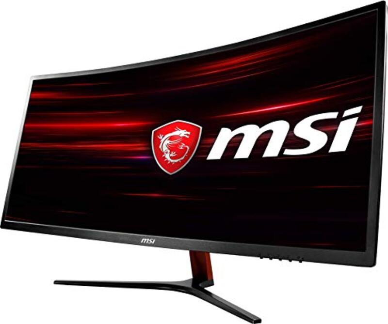 Msi 34 Inch Quad HD Curved Ultrawide FreeSync LED Gaming Monitor, MAG341CQ, Black