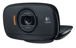 Logitech B525 720p/30fps Portable Business HD Webcam, Black